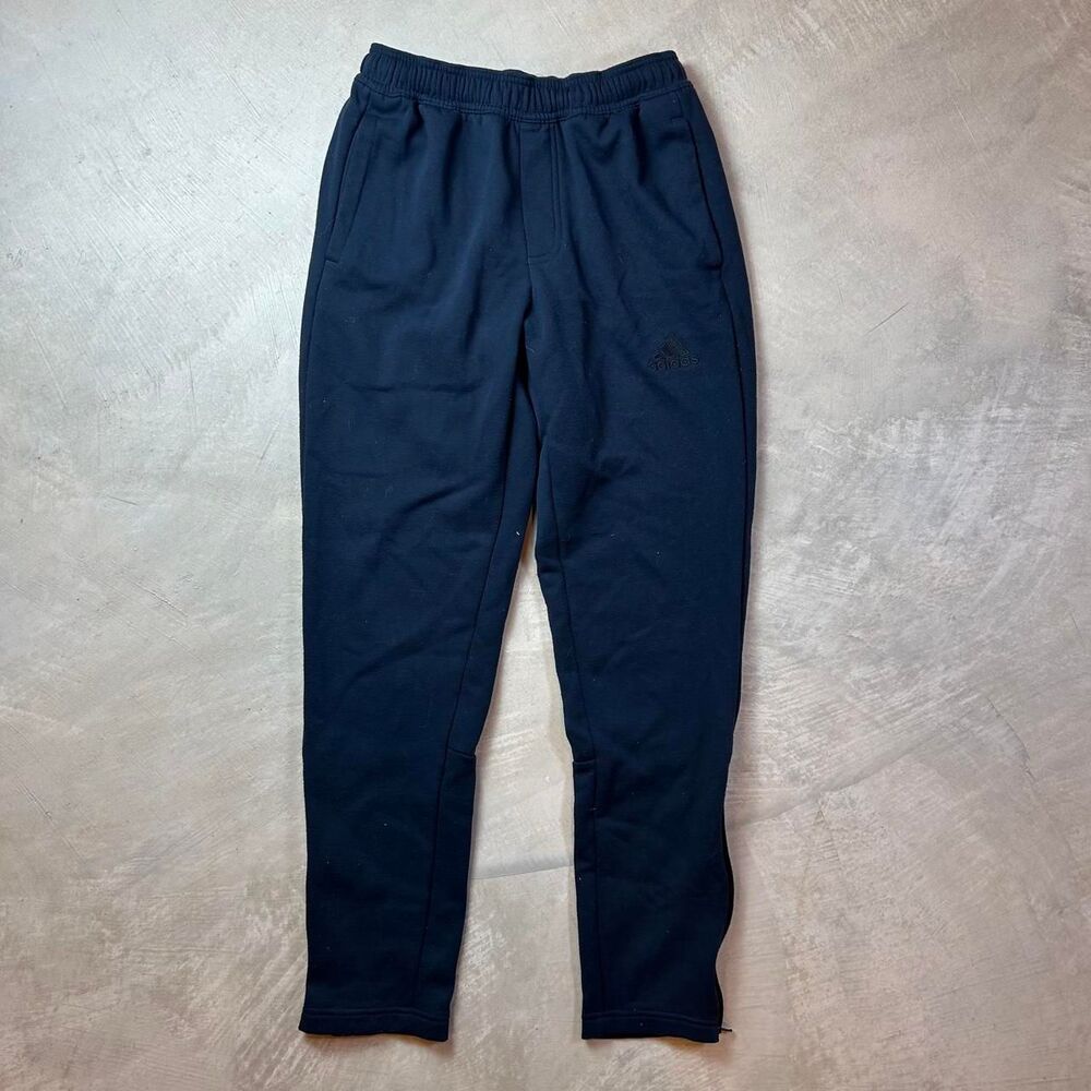 Adidas Men's Black and Navy Joggers-tracksuits